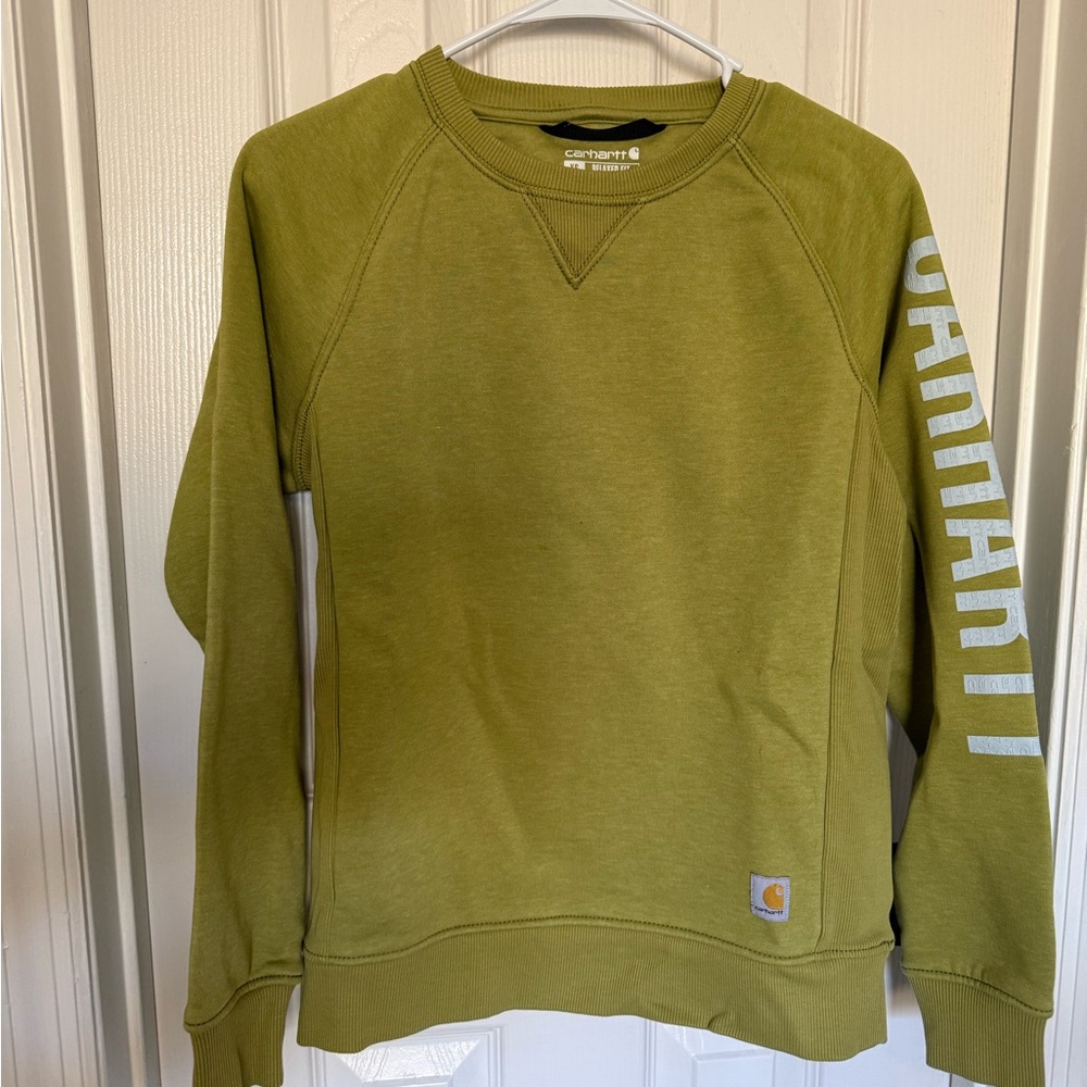 Carhartt Men's Crewneck Sweater in Olive